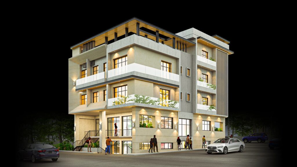 Da Visioners Arcade-II modern commercial project with innovative architecture in Pakistan