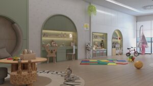Da Manara kids play area with safe, modern playground equipment and family-friendly amenities in Pakistan