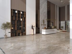 Da Manara luxury reception with elegant lobby design and premium lifestyle ambiance in Pakistan.